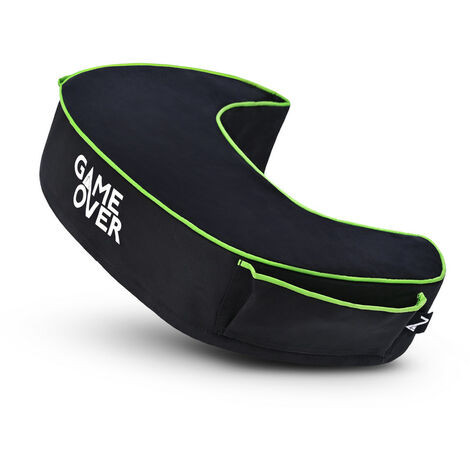 ASIAD Ergonomisches Crealis-Kissen - Häkelkissen & Gaming Armkissen Grau