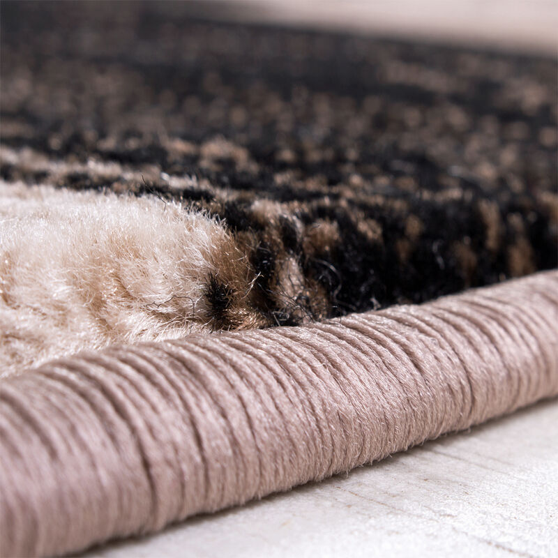 Tappeto Shaggy VIMODA A Pelo Lungo - Moderno, Crema, 200x280 Cm, In Polipropilene, Soffice E Anallergico, Per Soggiorno E Camera