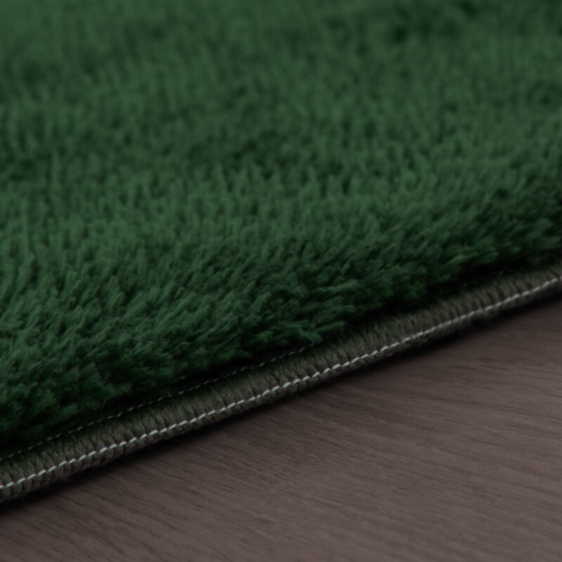 HOMFINE Verde Tappeto Salotto Vintage 160 x 230 cm Tappeto Soggiorno Lavabile in Lavatrice Pelo Corto Grandi Tappeti Antiscivolo Classico Carpet Rug per Camera da Letto, Sala
