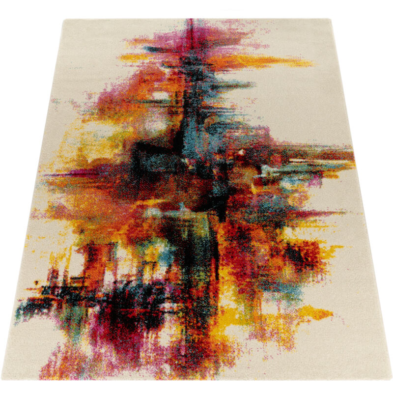 Paco Home Tappeto Moderno Splash Di Design Tappeto Colorato A Pennellate  Nuovo 80x150 cm