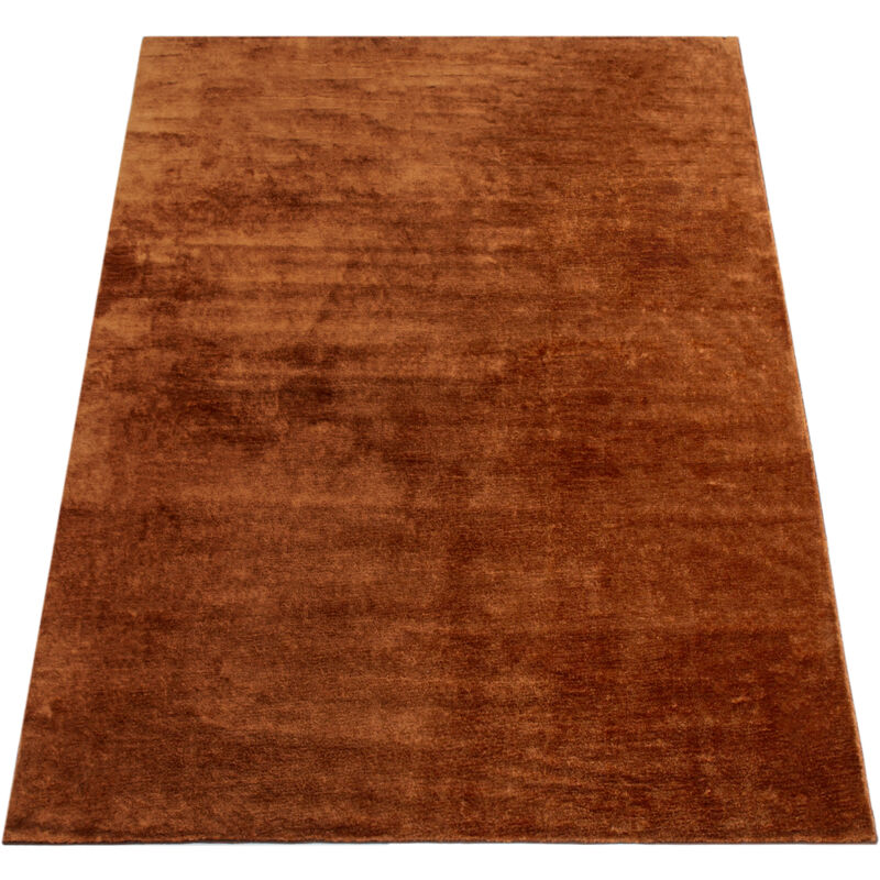 casa pura Tappeto Salotto Pelo Corto - Tappeto Soggiorno, Sala, Camera da Letto, con Bordi Rinforzati, in 11 tonalità Tinta Unita, Varie Misure - 66x150 cm - Verde Acqua
