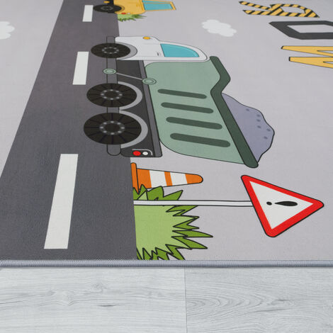 Tappeto Bambino Grüffelo Wanderlo | Pelo Corto 70x110 Cm Con Motivo Del Gruffalò | Multicolore Certificato OEKO-TEX - 4