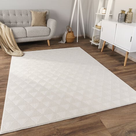 HOMCOM Tappeto Moderno in Poliestere e Gommapiuma per Camera da Letto,  Soggiorno e Sala da Pranzo, 230x160 cm, Grigio