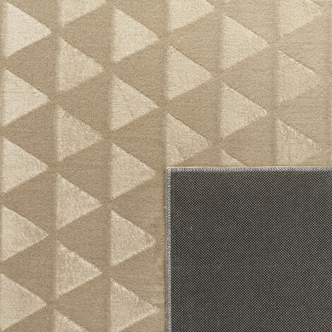 Tappeto Salotto Moderno Soggiorno Pelo Corto Motivo Scandinavo Motivo Boho  Motivo Geometrico, Dimensione:120x160 cm, Colore:Beige 3