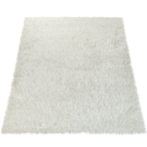 TAPPETO SHAGGY A pelo lungo bianco per il soggiorno, con morbido e soffice  motiv EUR 54,99 - PicClick IT