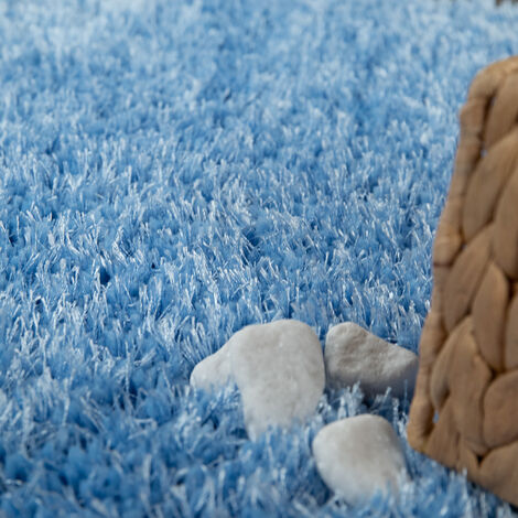 Moderno Pelo lungo Bagno tappeto Monocolore Tappetino da bagno Antiscivolo  Turch
