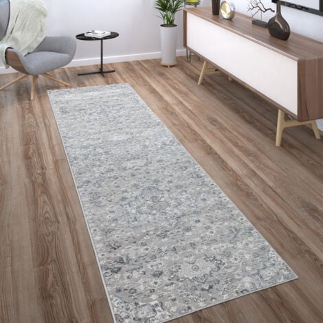 Paco Home Tappeto Salotto Pelo Corto Effetto 3D, Ornamenti Orientali,  Antracite E Grigio 60x100 cm