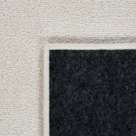 Tappeto Rettangolare 200x300 Cm Marrone Scuro | Lavabile E Antiscivolo | Pelo Corto Morbido Per Soggiorno E Camera