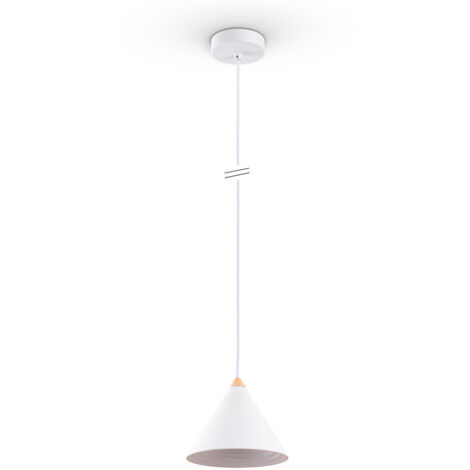Paco Home Lampada A Sospensione In Cemento – GU10 – Regolabile In Altezza – Colore Gris Béton