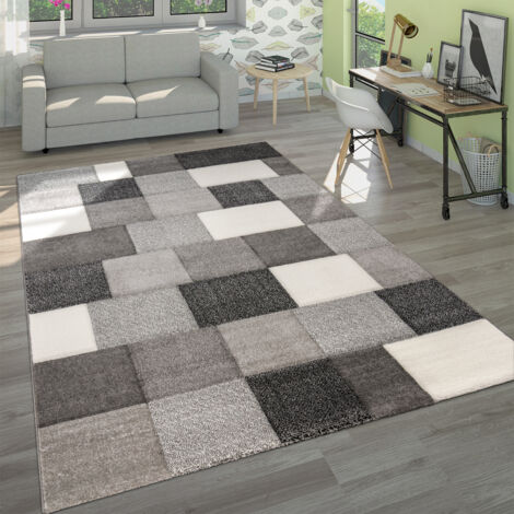Buffalo Tappeto A Quadri Bufalo 90x300 Cm - Cotone Tessuto A Mano, Lavabile