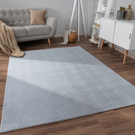 Unico Design Tappeto Nero e Grigio 100x200 cm in Cotone 100x200 cm  Magnifico it - Grigio55583