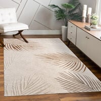 Tappeto 80x150 cm juta beige rombi