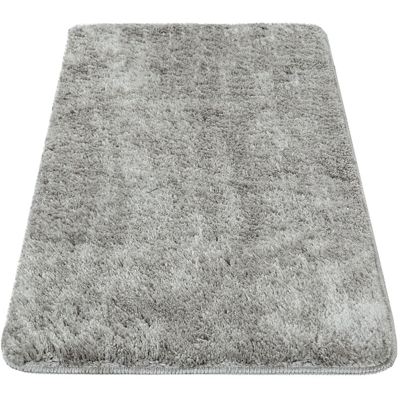 Relaxdays Alfombra Baño, 60x40 cm, Antideslizante, Lavable, Alfombrilla  Bañera, Toalla Suelo WC Rectangular, Rosa