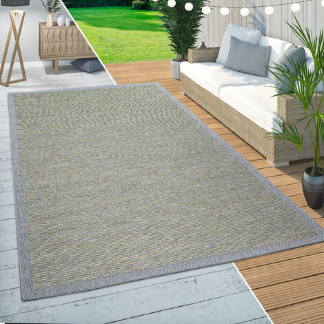 Alfombra de exterior BAHAMAS gris 120 x 180 CM