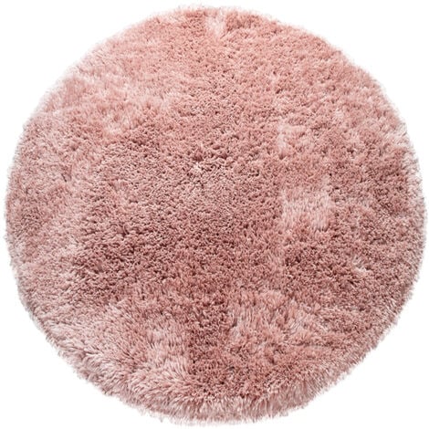 Paco Home Alfombra gruesa de pelo alto en rosa para dormitorio  y sala de estar, hilo esponjoso y brillante, tamaño: 3'11 x 5'7 : Hogar y  Cocina