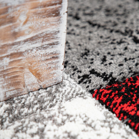 Alfombra De Salón Vintage Pelo Corto 160x230cm - Diseño Abstracto En Tonos Pastel Amarillo, 100% Polipropileno, Apta Para Suelo Radiante