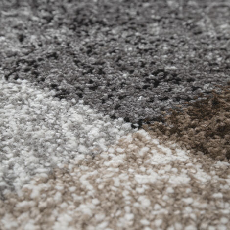 Paco Home Alfombra Salón Pelo Corto Vintage Oriental Efecto 3D Motivo