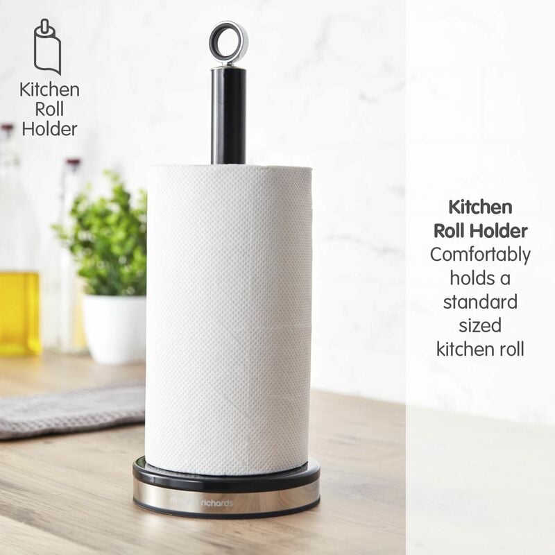 Morphy richards red discount kitchen roll holder