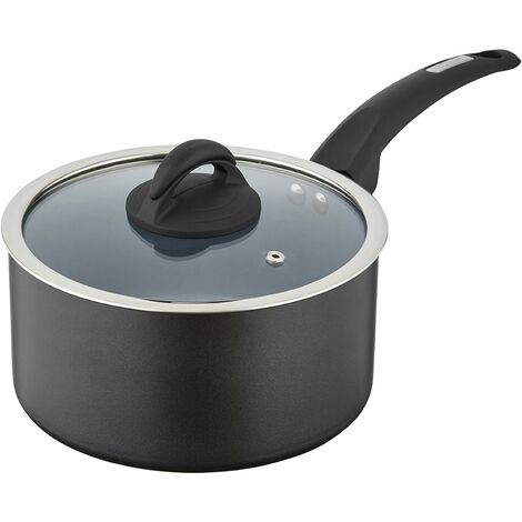 Tower T80358 Cerasure 20 cm Saucepan with Non-Stick Coating, Suitable for all Hob Types, Graphite (1/5)