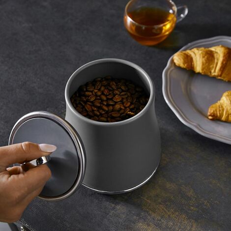 Tower T826176GRY Renaissance Set of Storage Canisters for Coffee