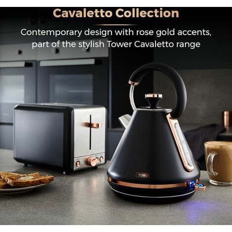 Tower T20036RG Cavaletto 2-Slice Toaster with Defrost/Reheat - Main Image