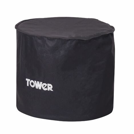 Tower T978512COV Grill Cover for T978512, Black, Waterproof and Windproof, L x W x H 57.5 x 66 x 63 centimetres (1/4)