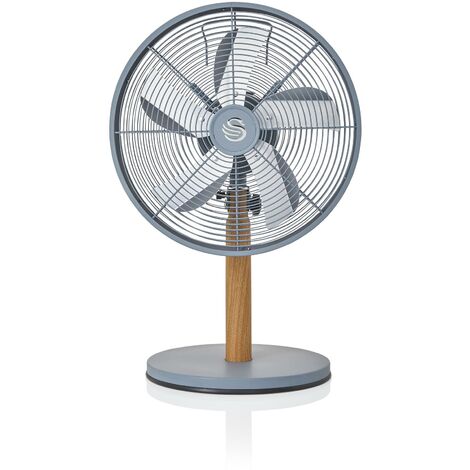 Swan 12 Inch Nordic Grey Desk Fan