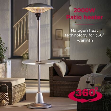 TOWER T978521 - ASTRID 2KW Patio Heater Table