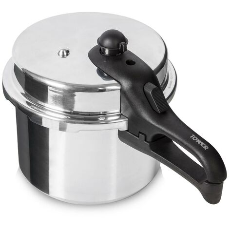 Tower Hi Dome Aluminium Pressure Cooker 6 Litre (1/5)