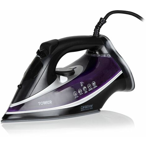 Tower Ceraglide 3100W Corded Iron Purple