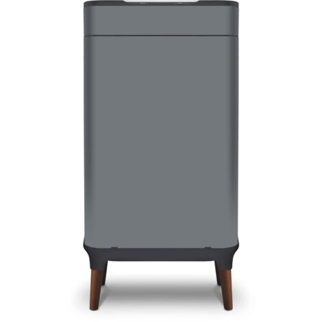 Tower Ozone Sensor Bin with Legs, Large 65L, Hands Free Opening, Carbon Filter, Grey T938022GRY