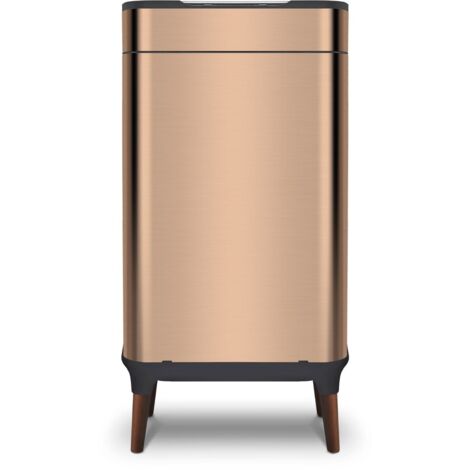 Tower Ozone Sensor Bin with Legs, Large 65L, Hands Free Opening, Carbon Filter, Copper T938022COP (1/5)