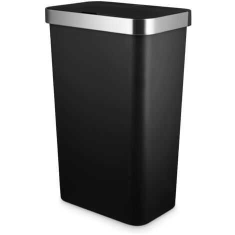 Tower Rectangular ABS Sensor Bin, 50L, Black T838028BLK