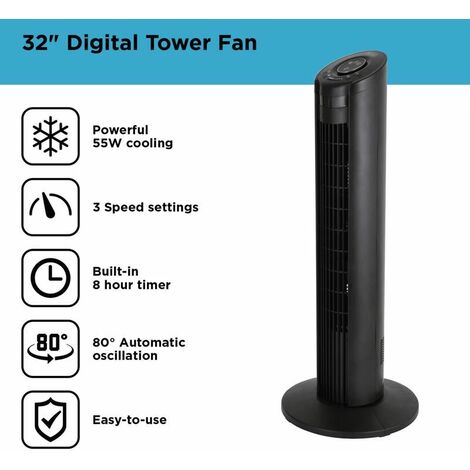 Black & Decker 32 inch Digital Tower Fan