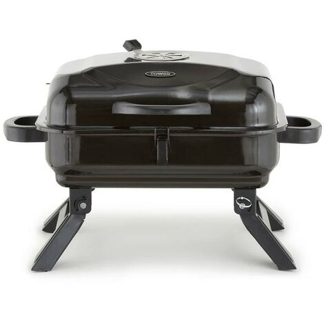 Tower T978539 Compact Charcoal BBQ Grill with Collapsible Legs & Portable Design, Black (1/5)