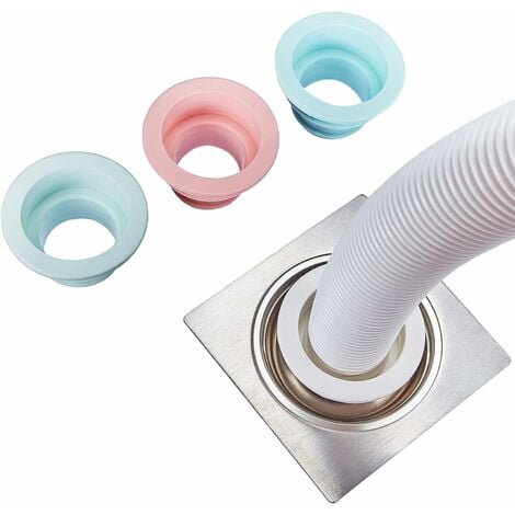 Bouchons de vidange - Joint de tuyau - Filtre - Joint de tuyau de vidange -  Joint de tuyau de vidange pour machine à laver - Déodorant - Gris