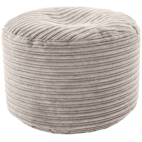 Relaxdays Pouf Contenitore Rotondo, Sgabello Poggiapiedi Imbottito in  Velluto, Gambe in Legno, 36 x 30 cm, Grigio : : Casa e cucina