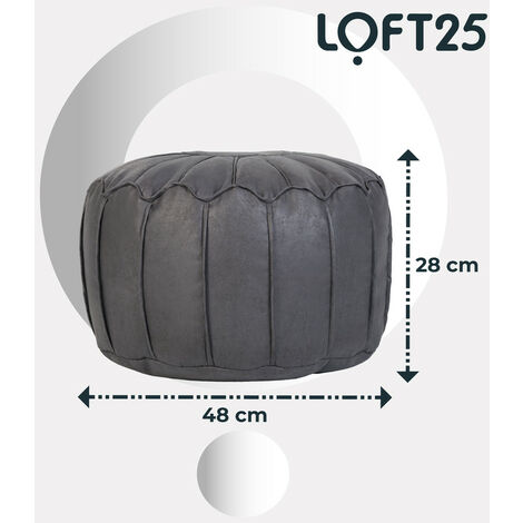 Pouf Per Bambini SoftScape 4 Pezzi - Schiuma Leggera, Grigio Scuro, Per Aule E Casa - Foto 5