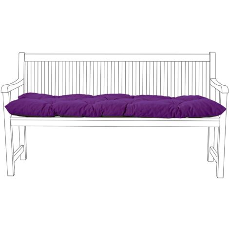 Ferocity Cuscino per panca da giardino, impermeabile, 120x50x50 cm, per mobili da giardino, per pallet, per esterni e patio, con schienale, Beige [133