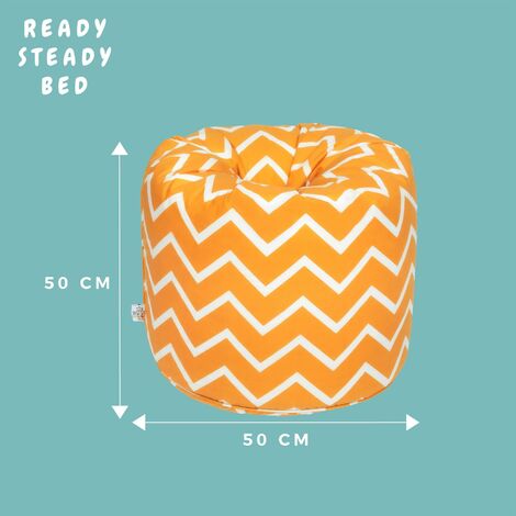 Poltrona Sacco Ready Steady Bed - Pouf Comodo Per Interni Ed Esterni, Impermeabile, Colore Lime - Foto 8