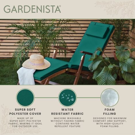 Cuscino Da Esterno Gardenista Per Sedia A Sedile E Schienale - Set Imbottito In Cotone, Morbido E Spesso, Per Arredo Giardino - Lavanda