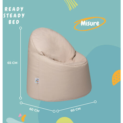 Ready Steady Bed Pouf per bambini per rilassarsi - Pouf a sacco