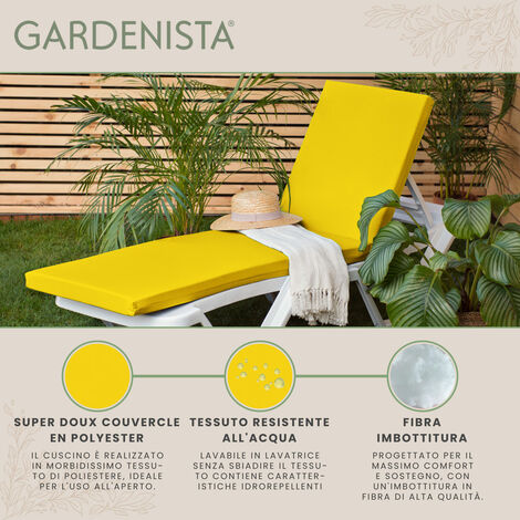Savazza Poltrone Sofa Divano Salcito Cuscino Sdraio Gialla