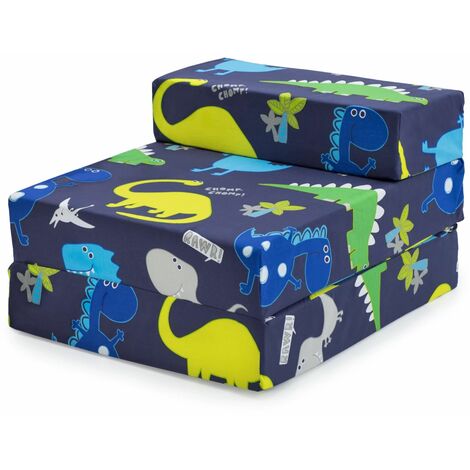 Divano Pieghevole Per Bambini 1-3 Anni, Letto In Schiuma, Rosa, Peso Massimo 27kg - 2