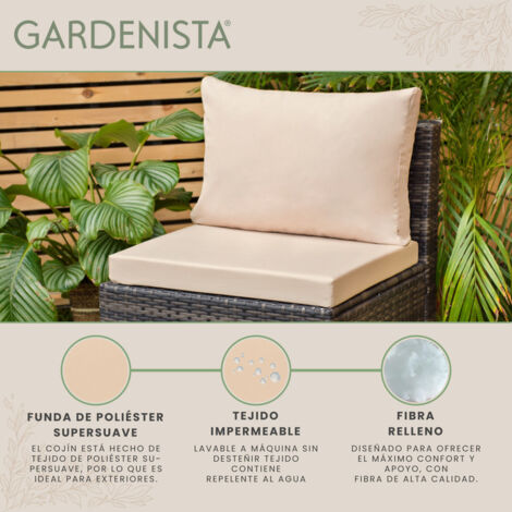 Sillones Cojin Respaldo Sofa Gardenista Cojines De Sofá De