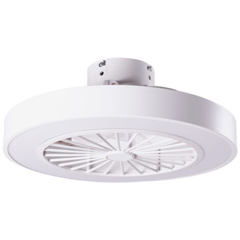 Ventilador de Techo 36W 1800Lm Iluminación LED CCT Variable Control Remoto 50.000H - Blanco [HO-LEDFAN-12-W]