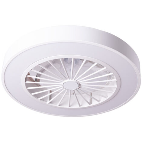 Ventilador de Techo 36W 1800Lm Iluminación LED CCT Variable Control Remoto 50.000H - Blanco [HO-LEDFAN-12-W]