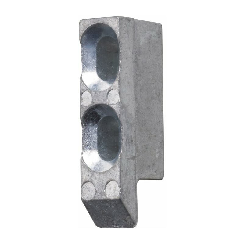 gache pour fermeture encastree 2247, alu brut, ds la croisee, ref.ds2247-000