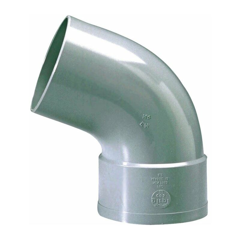 Pvc 67 Raccord PVC gris coudé 67°30 - diamètre 32 mm - Simple emboîture - Girpi