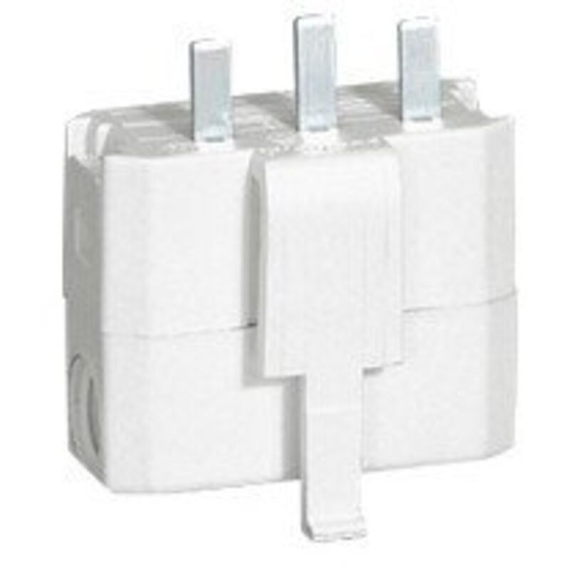 Douille E27 - 4A + fiche DCL 6A détachable - blanc LEGRAND